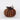 Black and Orange fabric pumpkin