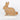 Easter Table Top Bunny with Natural Finished