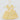 Spring Easter hanging Dress Ornament in Yellow