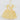 Spring Easter hanging Dress Ornament in Yellow