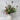 14"H  Artificial Magnolia Flower Arrangements on Ceramic Vase