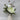 14"H  Artificial Magnolia Flower Arrangements on Ceramic Vase