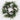 PVC decorative wreath
 with floral arrangements