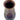 Home Decor Ceramic Vase with Grapes Design