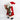 22 X 14 X 36"H SANTA HOLDING BEAR AND LANTERN