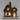 9 X 9 X 4"H HOUSE W/SNOWMAN TABLE DECOR