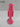 9.5"H. Plain Wood Pink Nutcracker