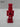 8"H. Plain Wood Red Nutcracker