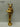 18" Polyresin Gold Table Top Reindeer Head Statuary