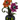 Halloween 12"H Felt Floral on Pumpkin Base