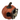 Halloween 7"H Resin Pumpkin with Skeleton