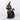Halloween polyresin black cat with witch's hat
