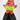 Halloween little devil pick - green and black with orange hat
