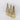 Ceramic golden gnomes (set of 3)