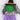 Halloween little devil pick - purple and green