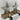 2 pieces Metal Radiating Star Christmas Stocking Holder