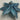 S/4 Midnight Dark Navy Poinsettia Clips