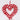 17 X 17 X 3"H HEART SHAPE POM-POM HANGING WREATH