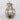 9 X 9 X 15"H  CAGED FLORAL CANDLE HOLDER DECOR