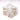 9.5" Diameter Silver/Glittered Snowflake Ornament