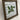Wooden frame with printed Hollies and Berries