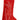 Xmas Stockings Red with Silver Beads