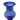 Home Decor Glass Blue Vase