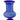 Home Decor Glass Blue Vase