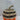 9" Halloween Fabric Pumpkin with Horizontal Stripes