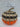 9" Halloween Fabric Pumpkin Black Orange Combination