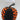 9" Halloween Fabric Pumpkin Black Orange Combination