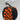9" Halloween Fabric Pumpkin Black Orange Combination