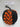 9" Halloween Fabric Pumpkin Black Orange Combination