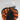 6" Halloween Fabric Pumpkin Black Orange Combination
