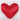Valentines Red Pillow