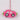 Pink car ornament