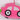 Pink car ornament