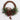 Grapevine wreath with reindeer and bells