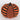 Orange pumpkin with black stripes