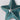 Blue seastar ornament