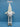 21" White Fabric Shelf Sitter Gnome