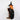 Halloween Witch black and orange dress