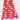 Spiral red tabletop tree