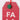 "Falalala" red tag ornament