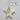 Ivory/Gold Star Ornament