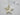 Ivory/Gold Star Ornament