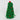 Green layered tabletop treewith pom poms