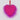 Valentines Purple Hanging Heart