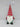 Red /White Standing gnome
