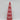 Fabric Red/White Table Top Cone Tree
